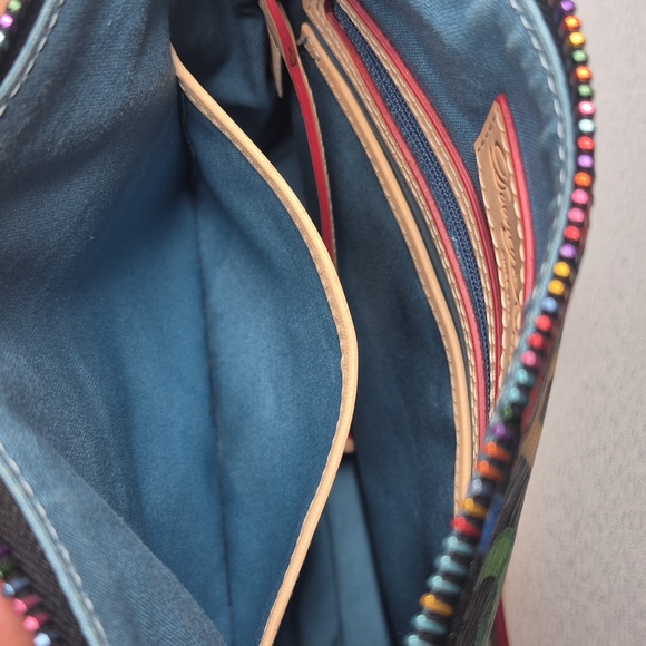 Dooney & Bourke Black Multi Colored-Print Crossbody Bag NWOT - Picture 17 of 17